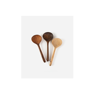 Cuisson au bois Cuillère à soupe domestique Fourchette à salade Cuillère à remuer Cuisine Cuisson Ensemble avec seau de rangement avec vente - Product Image 1