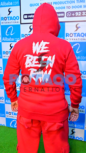 Chándal acampanado ajustado para hombre de calidad superior Logotipo personalizado Hip Hop Impreso Bordado Chándales de estilo más nuevo - Product Image 6