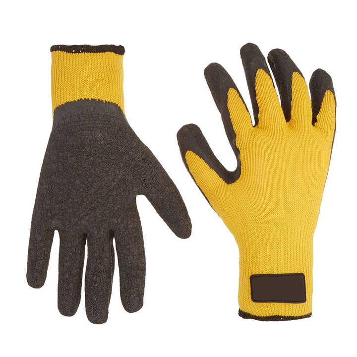 Wholesale Latex Foam Gloves Rescue Labor Protection Waterproof Working Work Latex Coated Glove