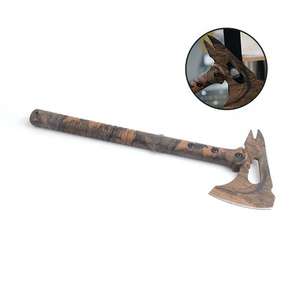 Hache de survie en acier à haute teneur en carbone pour le camping, la chasse en plein air, le tomahawk, manche robuste et durable, robuste, pour le bushcraft - Product Image 4
