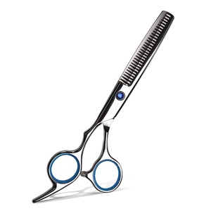 KKZ Professional Barber Hairdressing Scissors <b>Razor</b> Edge Custom Logo OEM Stainless Steel for <b>Hair</b> Thinning <b>Cutting</b> Texturizing - Product Image 2