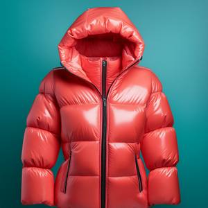 Chaqueta Acolchada de Burbujas de Primavera Personalizada al por Mayor, Chaqueta de Hombre Brillante Desmontable, Impermeable y Cortavientos de Poliéster/Algodón - Product Image 3