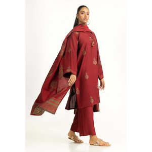 Traje de Jacquard Teñido con Hilo de 3 Piezas, Estilo Casual IUSTKSD-1403 - Product Image 5