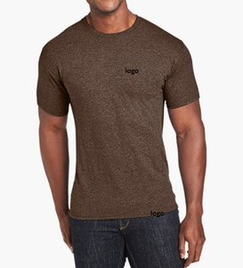 T-shirts pour hommes 100% coton, impression numérique unie, logo personnalisé, qualité supérieure, en provenance du Bangladesh - Product Image 4