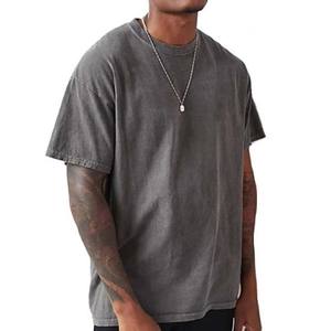 Camisetas Extra Grandes de Algodón 100% para Hombre, Corte Holgado, Premium, 180 g/m², Secado Rápido, Transpirables, Estilo Urbano Informal para Verano - Product Image 4