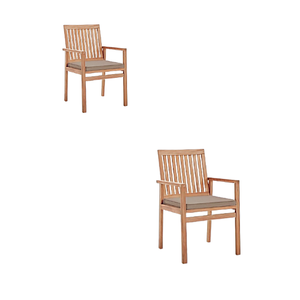 เก้าอี้ไม้ธรรมชาติสำหรับรับประทานอาหารสไตล์โมเดิร์นเป็นมิตรกับสิ่งแวดล้อมสำหรับโรงแรมและวิลล่าจากประเทศอินโดนีเซีย - Product Image 2