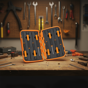 Juego de 8 Destornilladores Planos y Phillips en Estuche de Plástico Rígido - Product Image 3