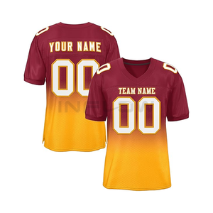 Vêtements de sport maillot de football américain pour hommes nom d'équipe personnalisé sérigraphie maillot Boxy pour adultes pratique afflux - Product Image 1