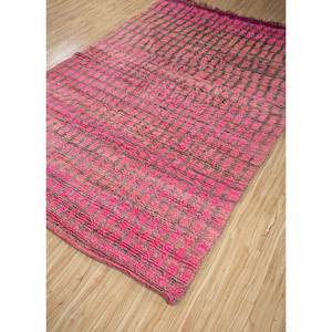 Alfombras de Lana Anudadas a Mano Nuray, Patrón Geométrico Rosa y Morado para Decoración de Sala de Estar, Alfombra Grande para Pasillo 9x12 -Pae-4596 - Product Image 2
