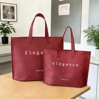 Recycelbare Vliesstofftaschen mit Reißverschluss, individuelle Größen, Siebdruck-Logo, Tragetasche für Kleidung, Schuhe & Geschenke