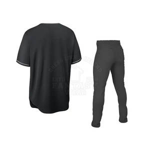 Conjunto de Uniforme de Béisbol, Jersey y Pantalones de Equipo Profesional, Ropa Deportiva Atlética Transpirable y Ligera para Hombre - Product Image 6