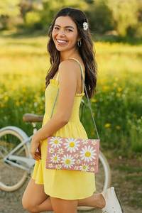 Bolso de Mano Casual con Asa de Cuentas de Vidrio Multicolor, Bolso Baguette Hecho a Mano con Artesanía India, Personalizado por MS Handicraft - Product Image 4