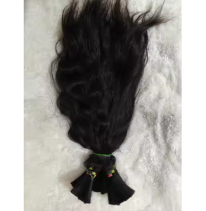 Perruque de cheveux vierges en vrac de qualité supérieure avec mèches non traitées, idéale pour la teinture naturelle et la flexibilité du coiffage à la chaleur - Product Image 3