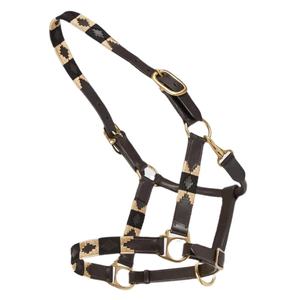 Licol en cuir de cheval brun personnalisé de haute qualité, accessoires en laiton, style anglais durable, utilisation équestre, prix compétitif - Product Image 4