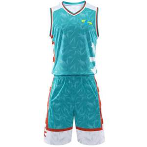 Meilleure vente, uniforme de basket-ball à séchage rapide, logo personnalisé, design imprimé et techniques de sublimation, vêtements de sport, ensemble short et maillot - Product Image 3
