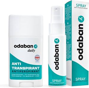 Set Odaban - Spray Antitranspirante y Desodorante en Barra - Protección Efectiva Contra la Sudoración Excesiva - Ideal para Axilas y Manos - Product Image 6