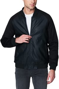 Nouveau Blouson aviateur en cuir de chèvre marron à la mode sur mesure Vestes en cuir de mouton véritable pour hommes - Product Image 2