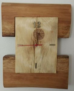 HORLOGE MURALE EN BOIS PERSONNALISÉE POUR DÉCOR À LA MAISON ÉLÉGANTE Corps EN Bambou MODERNE avec Rosh naturel pour les occasions de mariage - Product Image 6