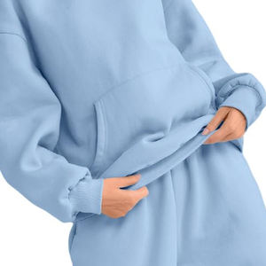 Sudadera con capucha de Invierno para mujer con diseño personalizado logotipo frontal 100% algodón ligero transpirable ropa de calle vendedor superior - Product Image 6