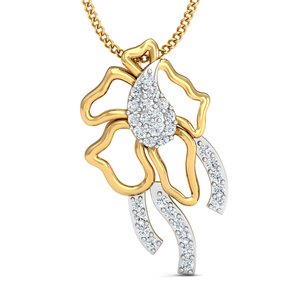 Nuevo Collar con Colgante de Flor Delicado para Mujer, Joyería Floral Bohemia con Circonita, Chapado en Oro de 18K, Amuleto de Latón, Regalo Delicado - Product Image 1