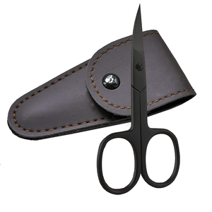 Ciseaux à cuticules en acier inoxydable légers et durables à lame incurvée fine et pointue, design à trou carré pour la beauté quotidienne - Product Image 3