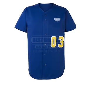 Uniforme de baseball de conception de service OEM 2025 uniforme de baseball vierge de mode pour hommes - Product Image 2