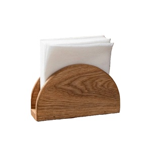 Porte-serviettes en bois naturel de qualité durable Boîte de papier de soie Essuyage personnalisé Main Hôtel Cuisine Salon - Product Image 2