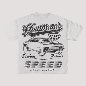 T-shirt surdimensionné pour homme en coton 100% personnalisé, taille plus, épaules tombantes, avec impression de logo, design uni et coupe ample, logo imprimé - Product Image 3