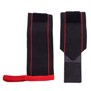 Weightlifting Wrist Support Straps with Hook <b>and</b> Loop Fastener Heavy Duty Grip Aid for Deadlift <b>and</b> <b>Bench</b> Wrist Support Straps - Product Image 4