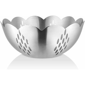 Diseño simple Personalizable Forma redonda Cuerda Metal Frutero Cuenco de acero inoxidable de alta calidad - Product Image 5