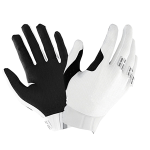 Guantes ligeros de impacto de cinco dedos en blanco y negro, agarre transpirable, Palma, ciclismo, entrenamiento físico, MOTOCROSS, actividades al aire libre - Product Image 1