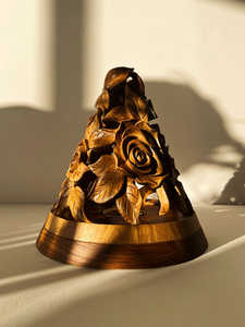 Quemador floral Quemador Oudh Soportes de incienso de madera hechos a mano - Product Image 5