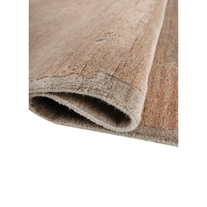 Alfombra Kavi Free Verse Beige y Marrón, Tejida a Mano con Lana y Seda de Bambú, Diseño Abstracto para el Hogar, Pasillo, Dormitorio-Esk-325 - Product Image 2