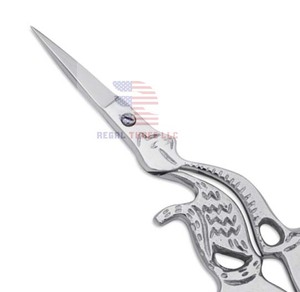 Ciseaux fantaisie à broderie Poignée ergonomique Lames tranchantes Ciseaux à cuticules - Product Image 4