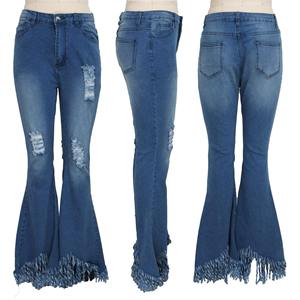 Jeans de Invierno Personalizados para Mujer, Corte Regular y Pierna Ancha, 100% Algodón, Ecológicos, Planos, Elegancia Atemporal, Cómodos, Transpirables y Ligeros - Product Image 5