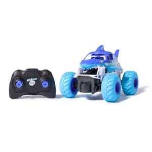 รถ<span class=keywords><strong>ม</strong></span>อนสเตอร์บังคับวิทยุรุ่นใหม่ของแท้ Monster Jamm Megalodon Ice ขนาด 1:24 ของเล่นเด็ก - Product Image 2