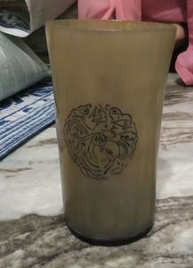 Handmade Best Buffalo Horn and Cow Drinking Horn Religious Style Glass Tankard <b>Natural</b> <b>Crafts</b> for Parties and Toasts - Product Image 3