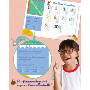 Modern <b>Desk</b> Pad with <b>Small</b> Multiplication Table Tear-Off Sheets Design Style - Product Image 3