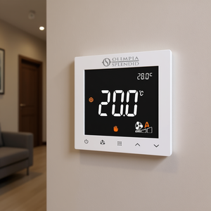 Kit de Termostato de Pared Táctil B0921 para Sistema HVAC Olimpia Splendid Naked Home - Product Image 3