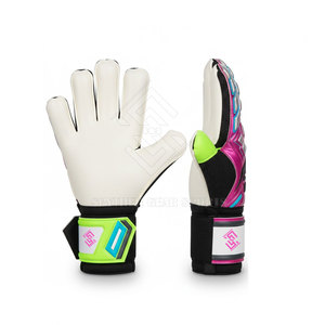 Gants de gardien de but en latex de haute qualité, antidérapants, avec protection des doigts, fermeture à scratch, pour adultes - Meilleur prix - Product Image 2