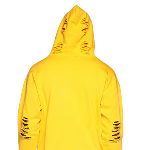 Custom <b>Men</b> Dyed Blank <b>Yellow</b> Hoodies Heavy Weight Cotton Acid Washed Distressed <b>Hoodie</b> for <b>Men</b> 2025 - Product Image 6