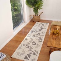 Tapis turcs - Fabriqués à la machine, 100% polypropylène, style oriental, motif floral, rembourrés, antidérapants, résistants aux taches, certifiés OEKOTEX