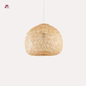 Prix bon marché pour la vente en gros rotin bambou abat-jour bambou naturel suspension pour la maison cuisine hôtel décoration - Product Image 1