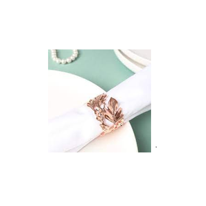 ที่ใส่แหวนทองแดงเช็ดปาก,แหวนผ้าเช็ดปากสำหรับตกแต่งงานเลี้ยงโรงแรมงานฉลองแต่งงานงานทำมือ - Product Image 4