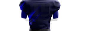 Ensemble de maillot et pantalon de football américain à impression numérique, 100% polyester, tissu léger, séchage rapide, fermeture à boutons pour le sport - Product Image 4