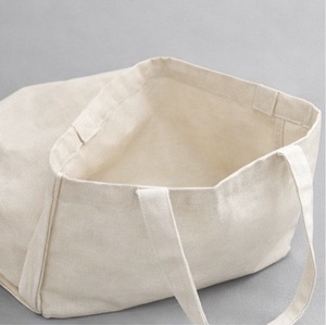 Sacs de courses en coton 100% les plus vendus Fabrication de haute qualité Imprimés sur mesure avec des poches Prix de gros - Product Image 5