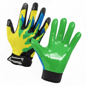 Gants de football collants confortables et doux, gants de football américain, design d'équipe personnalisé 2026 - Product Image 2