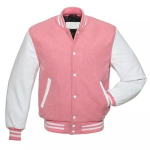 Chaqueta Universitaria Personalizada, Chaqueta Universitaria de Lana para Hombre, Precio al por Mayor, Chaqueta Universitaria con Mangas de Cuero - Product Image 3