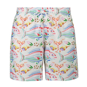Shorts décontractés pour hommes en coton 100% sublimé personnalisé, service OEM en gros, shorts d'entraînement à séchage rapide - Product Image 1