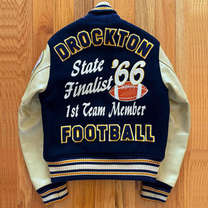 Fabricants de vestes Letterman OEM Vente en gros Veste universitaire brodée avec appliques en chenille Veste d'hiver vintage personnalisée Veste de baseball - Product Image 6